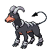 Imagen de Houndoom hembra en Pokémon Platino