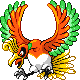 Imagen de Ho-Oh en Pokémon Platino