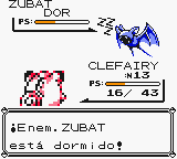 Un Zubat dormido en la primera generación.