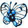 Imagen de Butterfree en Pokémon Amarillo