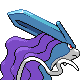 Imagen posterior de Suicune en la cuarta generación