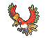 Icono de Ho-Oh en Pokémon Espada y Pokémon Escudo