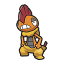 Icono de Scrafty en Pokémon HOME