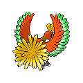 Imagen posterior de Ho-Oh en la quinta generación