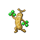 Imagen de Sudowoodo macho en Pokémon Diamante y Perla