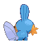 Imagen posterior de Mudkip en la tercera generación