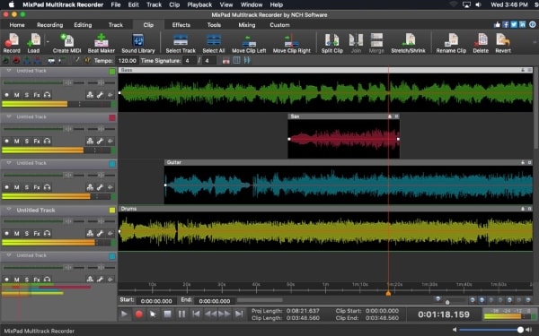 mixpad voice recorder