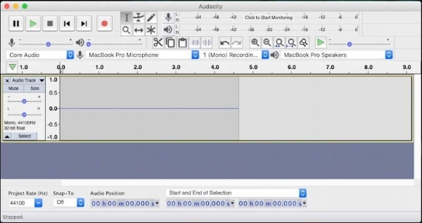 audacity interface