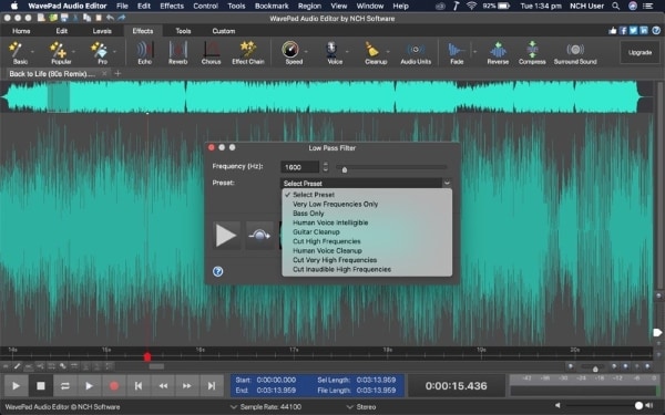 wavepad audio recorder