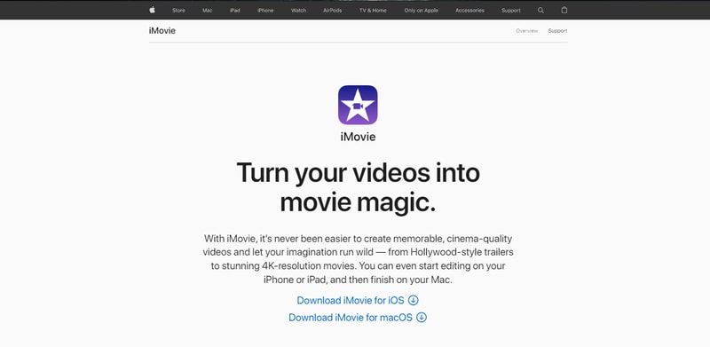 adicionar áudio às imagens com o imovie