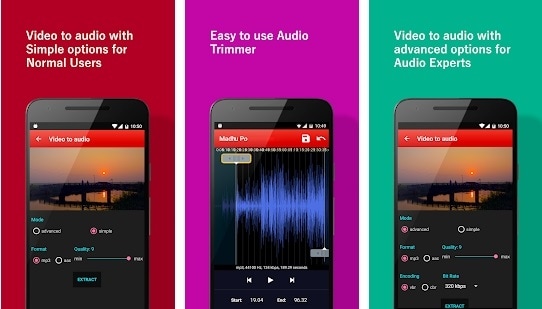 Como extrair o audio do video android