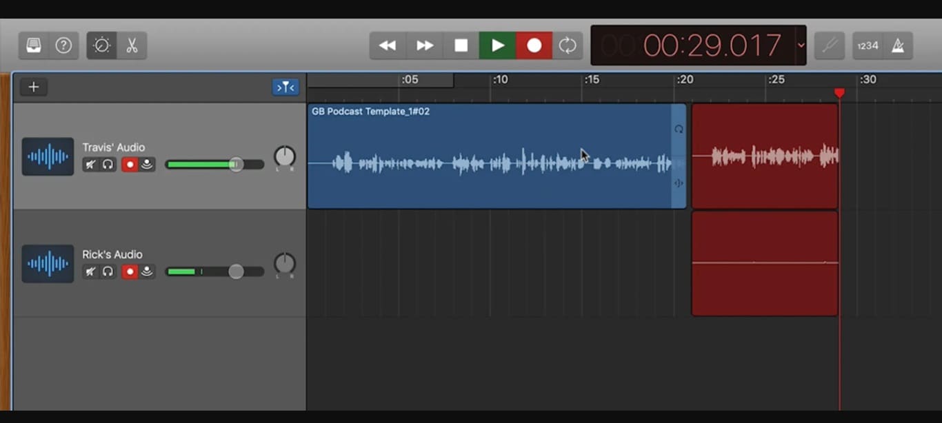 Comece a Gravar Garageband