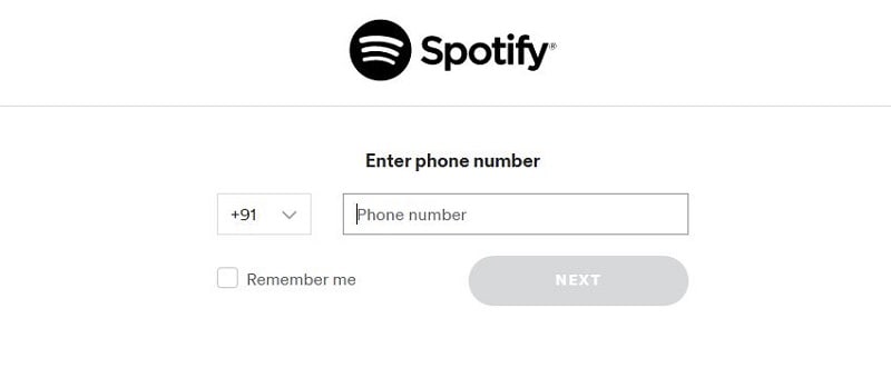 Spotify über Telefonnummer anmelden