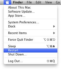 Restart Mac