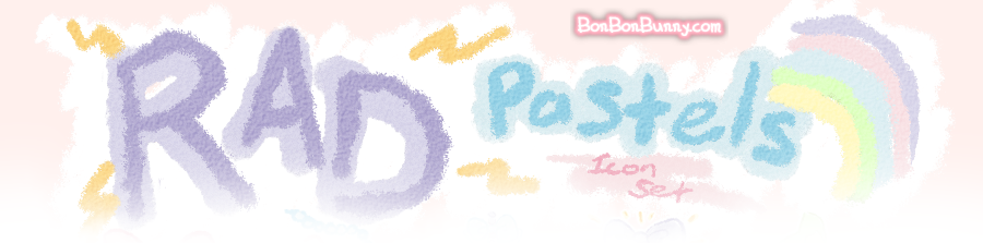 Rad Pastel Icon Set