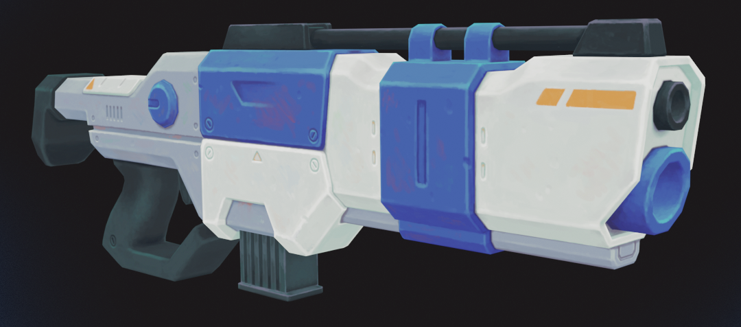 3D Futuristic Rifle