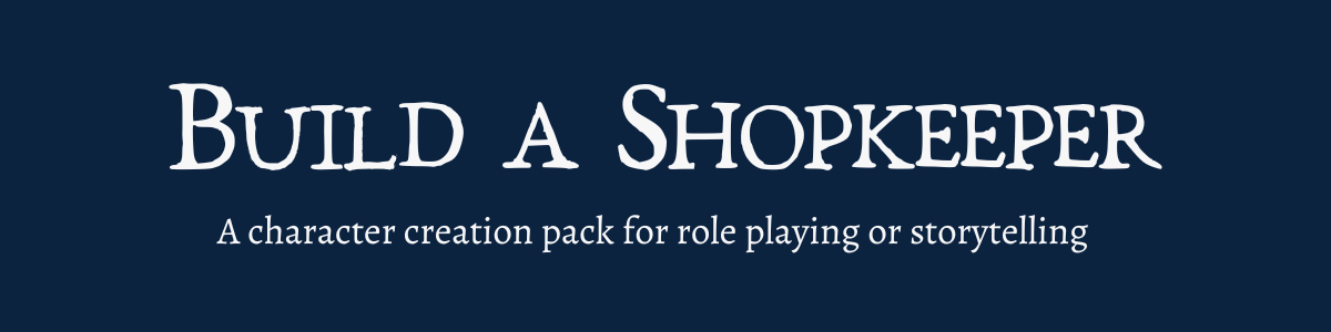 Build a Shopkeeper