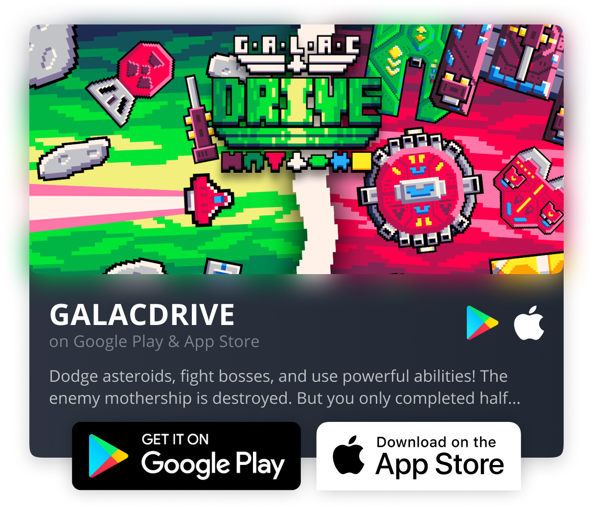 Galacdrive - Game made with Flowlab