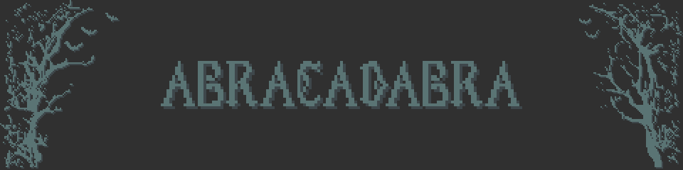 Abracadabra Pixel Font