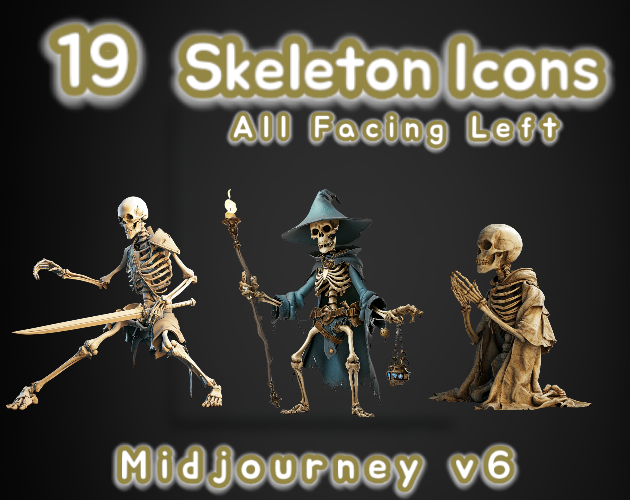 19 Skeleton Icons | MJv6