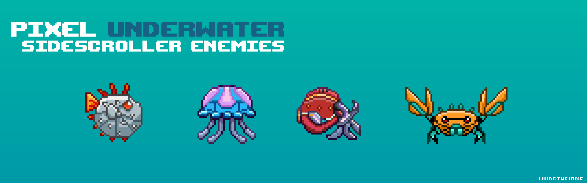 Pixel Sidescroller Enemies