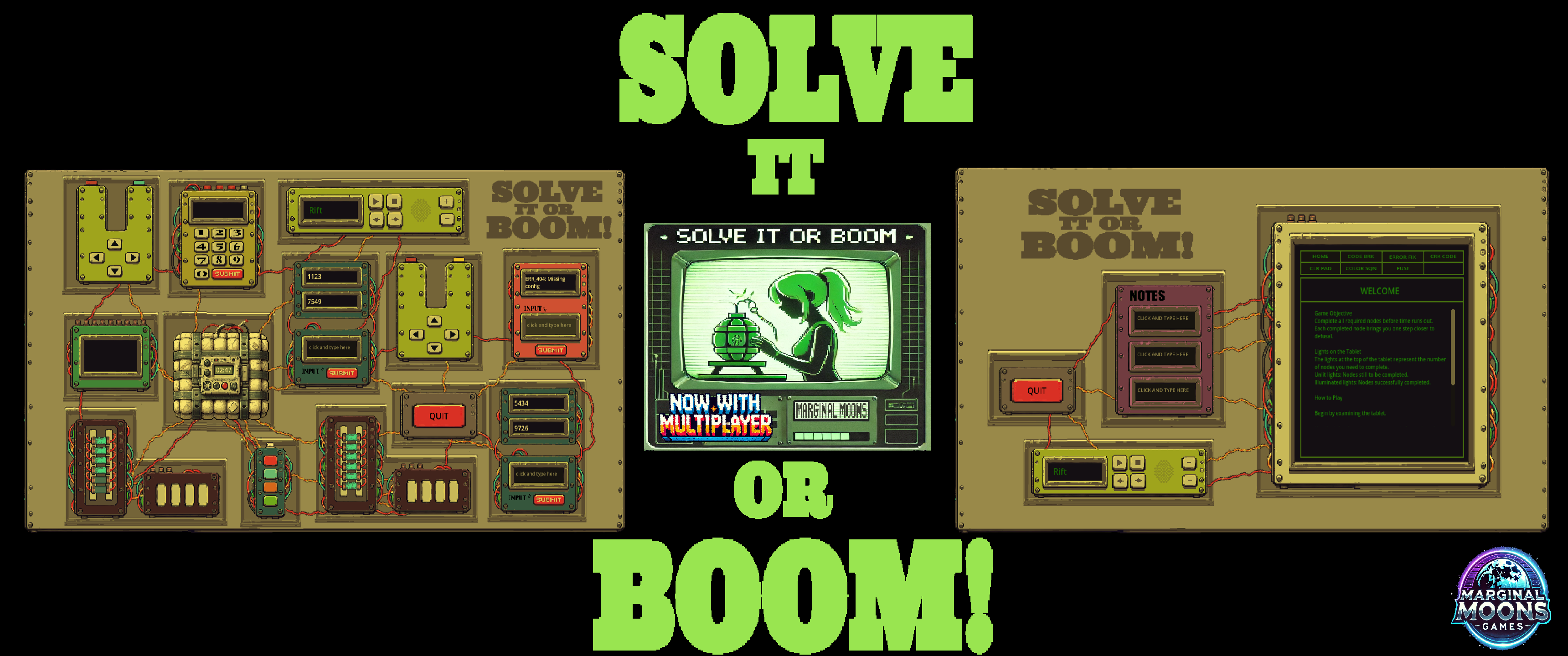 Solve it or BOOM!