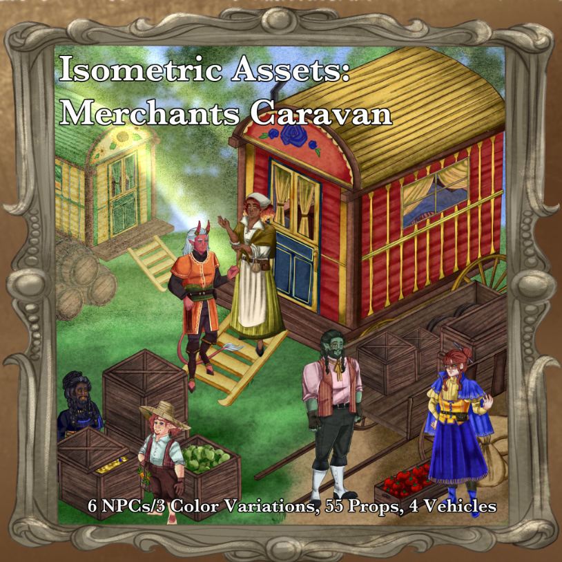 Merchants Caravan Isometric Token Pack