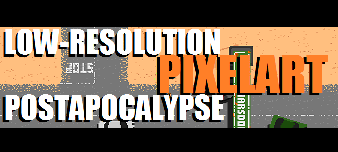 Pixel-art Postapocalypse assets