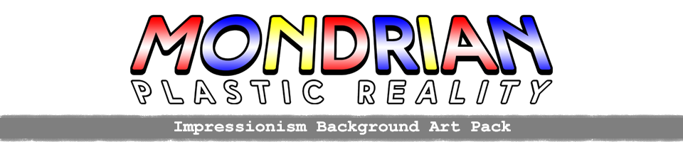 Mondrian - Plastic Reality: Impressionism Background Pack