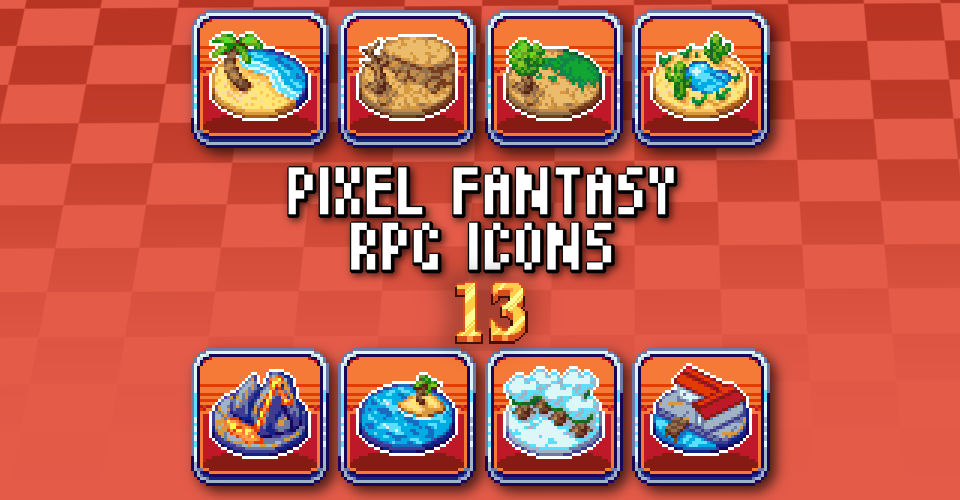 PIXEL FANTASY RPG ICONS - PACK 13