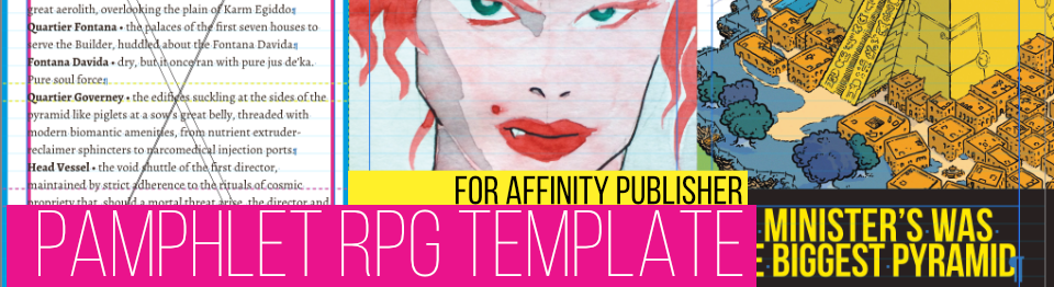 WTF Pamphlet RPG Template (affinity publisher)