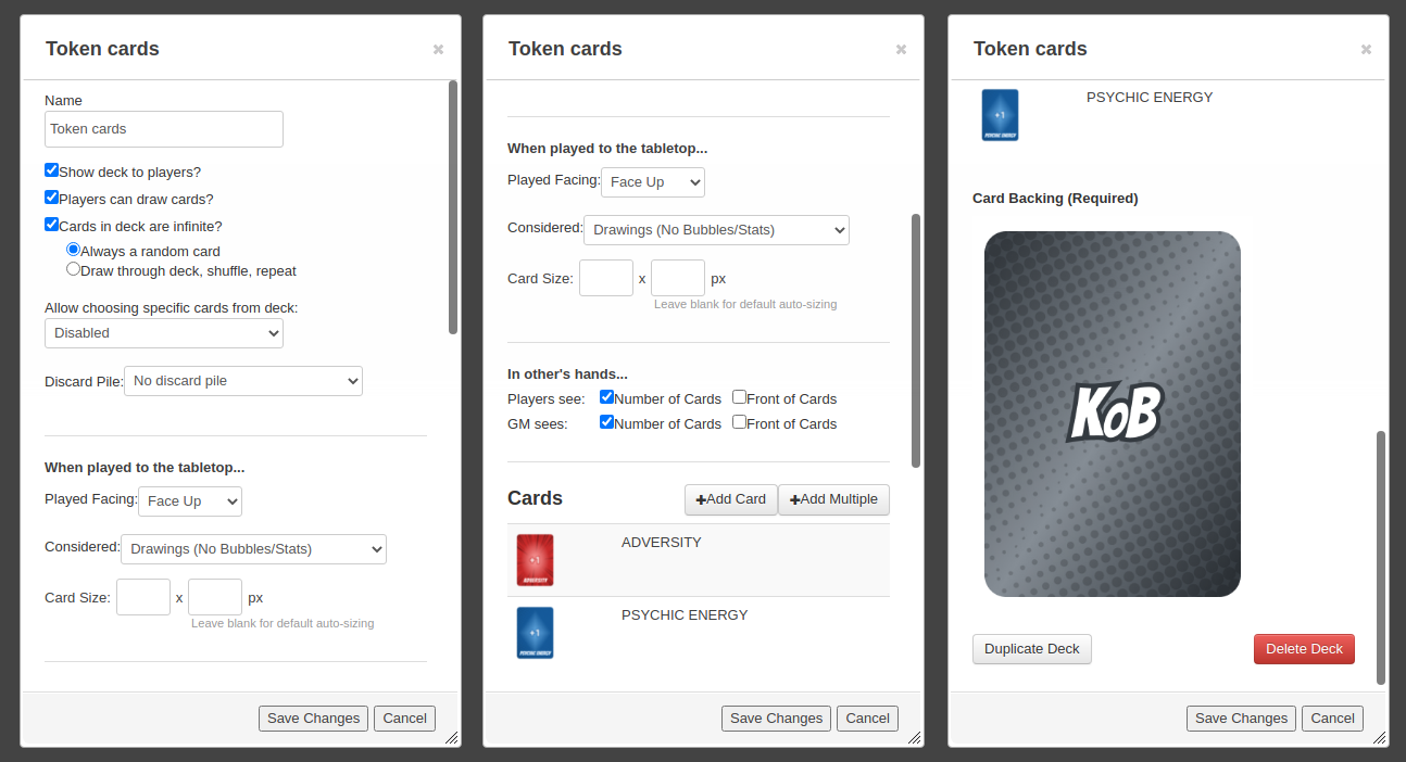 Roll20 settings guide