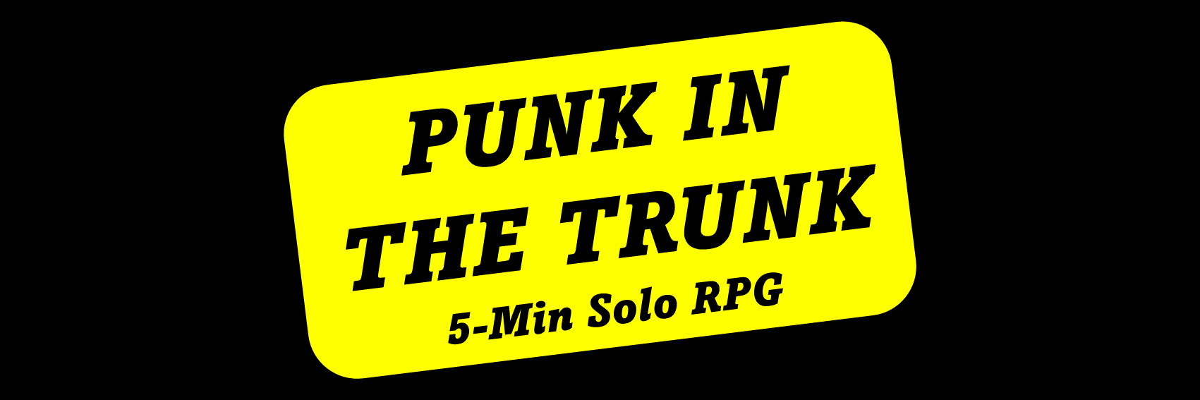 Punk in the trunk [EN/FR]