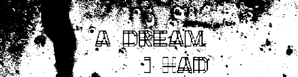 ​A DREAM I HAD