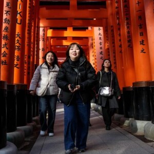 일본 경제의 활성화, 관광객들의 신사 유적지 방문