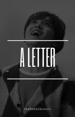 • a letter | haechan • cover