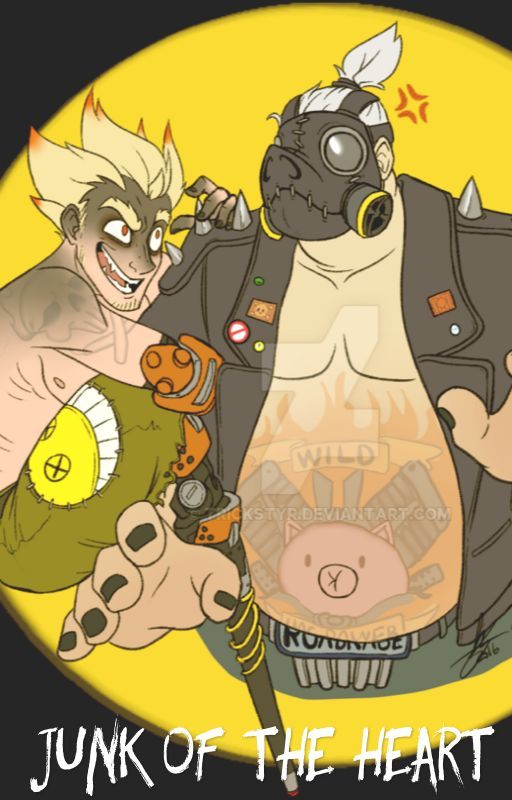 Junkrat x Reader x Roadhog || Junk of the Heart by placestohide