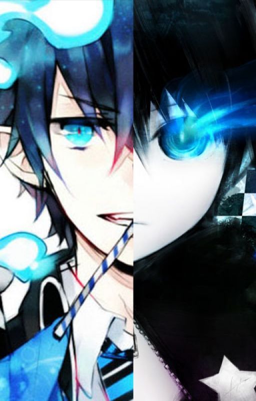 Blue Exorcist vs. Black Rock Shooter by Riku_Tek