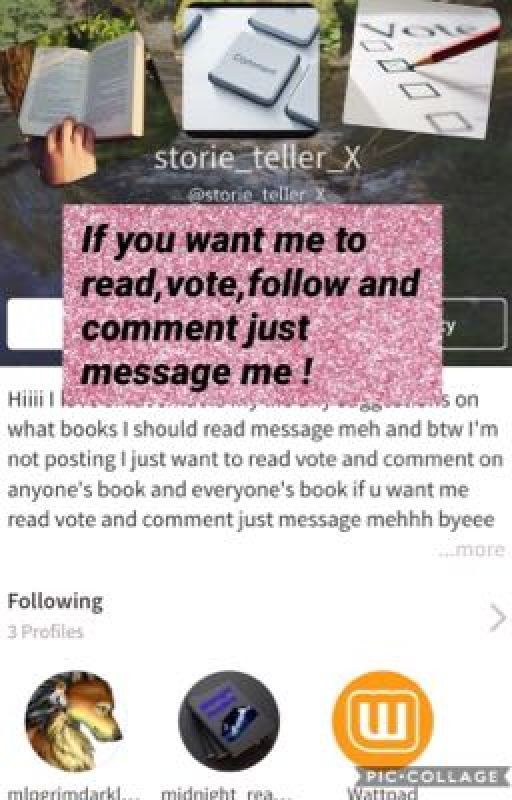 If u want a read/vote/comment/follow by storie_teller_X