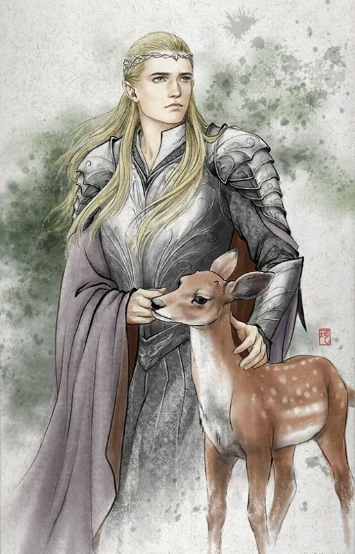 The Elf and the Elk by xFantasyIsMyRealityx