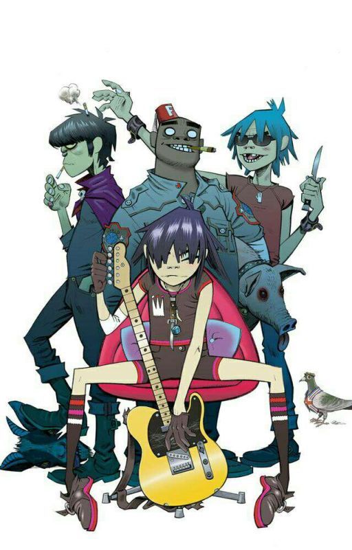 Gorillaz // Criminal AU by ratboywithglasses