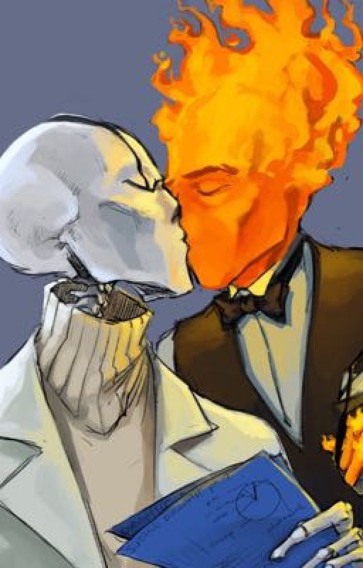 Gaster x Grillby (Grillster) by gone1deleted1bye