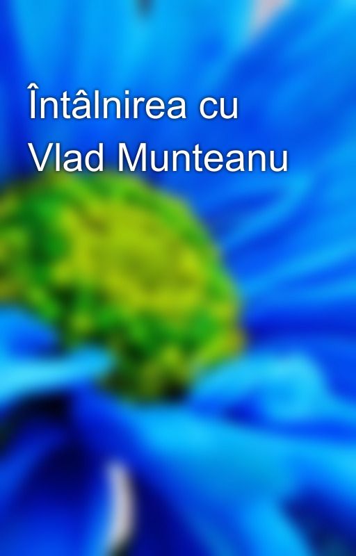 Întâlnirea cu Vlad Munteanu by user99822988