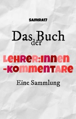 Das Buch der Lehrer:innenkommentare  cover