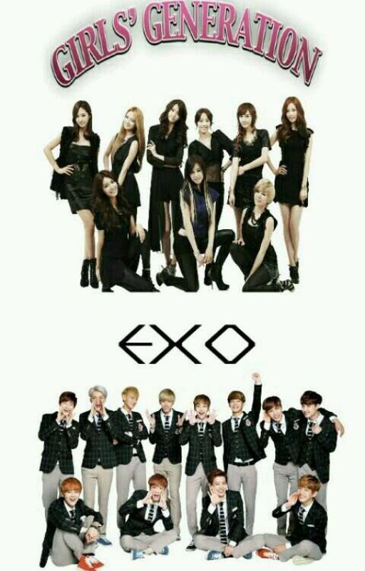 Girls Generation and Exo Boys by Yoongrie