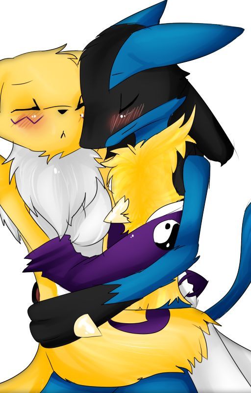 Renamon and Lucario's love and action stories by snakes0