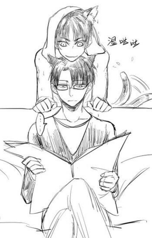 Double The Neko!        (Fem Neko!Eren x Neko!Levi)  by ThePowerOfLucy