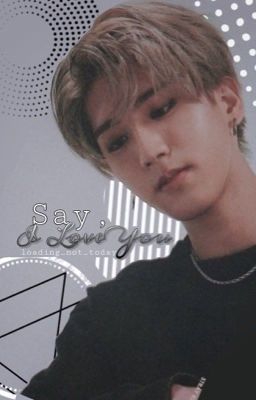 Say, I Love You ; Stray Kids Jisung Fanfic ✔️ cover