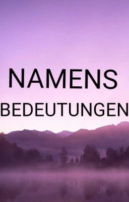 Namensbedeutungen cover