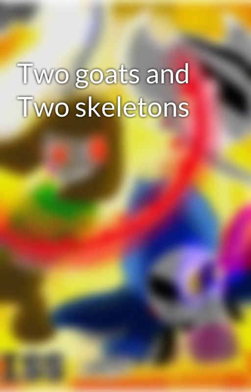 Two goats and Two skeletons  by RedCynder1234